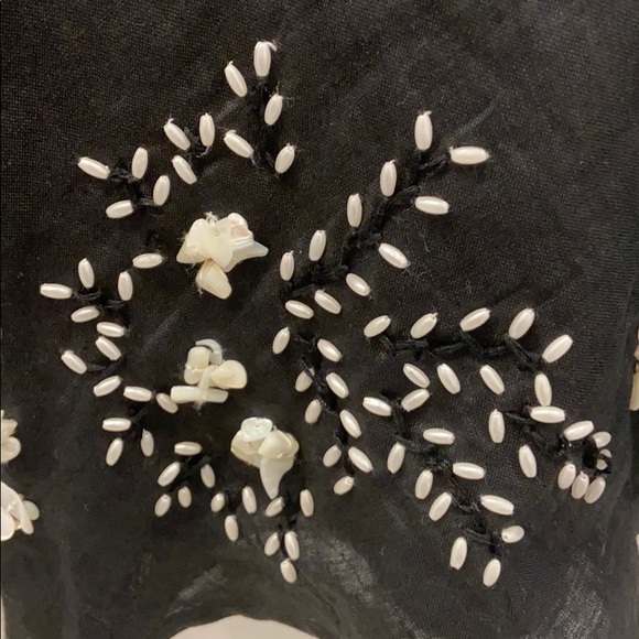 Beaded black bell skirt - Picture 2 of 2